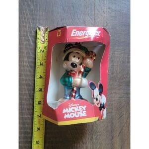 Disney Mickey Mouse Energizer Ornament European Style Glass‎ Christmas
